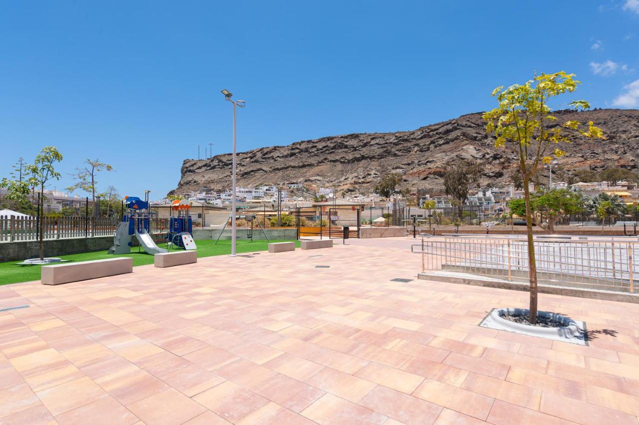 Amarre Pool Apartman Puerto De Mogan Kültér fotó
