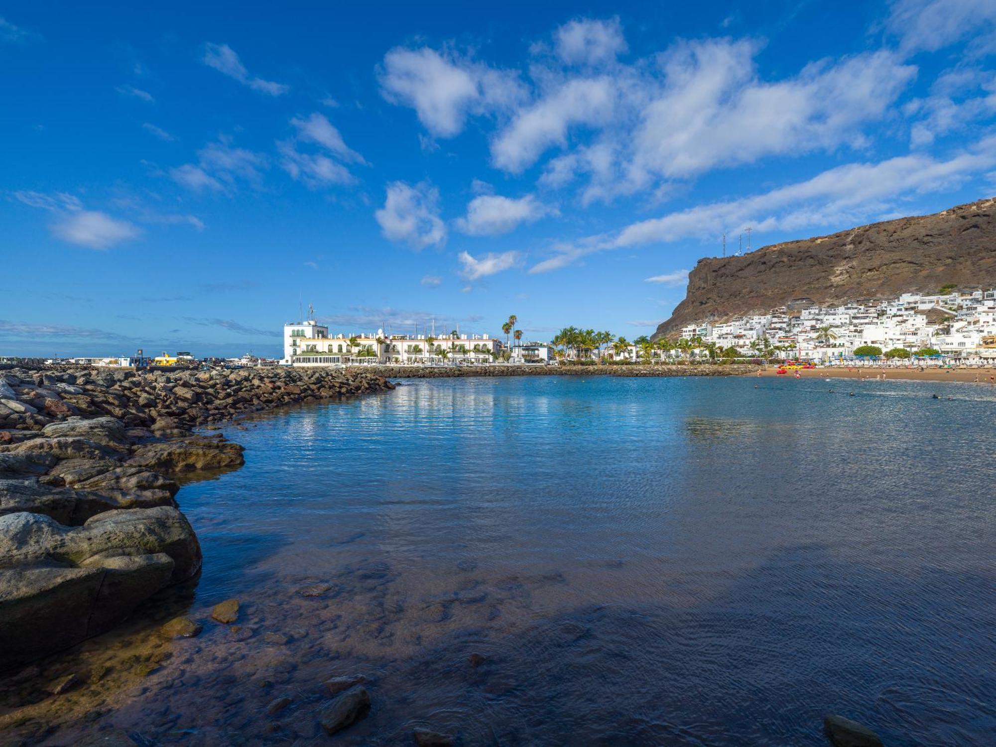 Amarre Pool Apartman Puerto De Mogan Kültér fotó