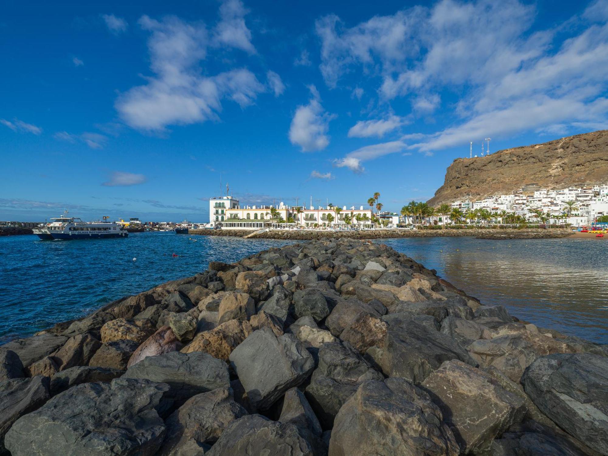 Amarre Pool Apartman Puerto De Mogan Kültér fotó